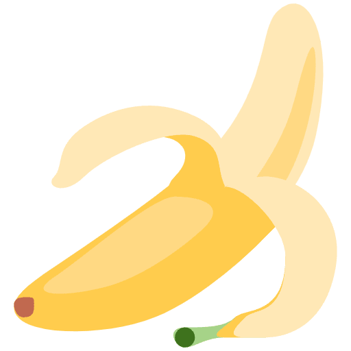 Banana Element from Twemoji Emoji Set