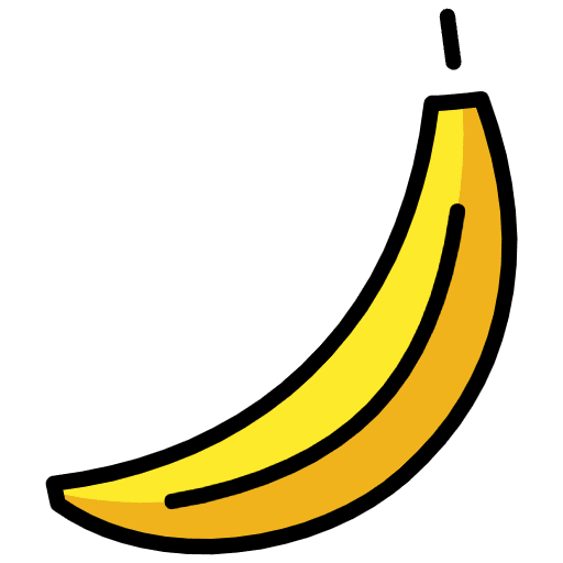 Banana Emoji from OpenMoji Set
