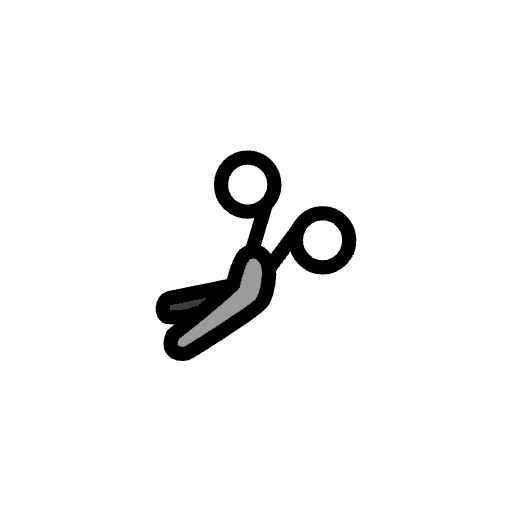 Bandage Scissors Emoji from OpenMoji Emoji Set
