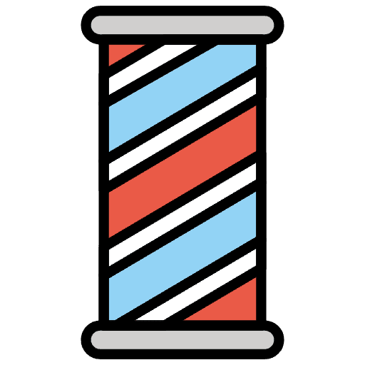 Barber Pole Element from OpenMoji Emoji Set