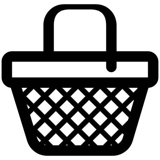 Basket High Contrast Element from Fluent Emoji High Contrast Set