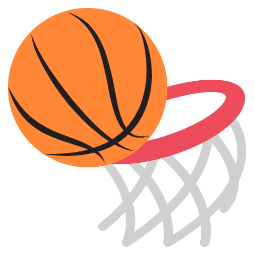 Basketball Element from EmojiTwo Colors Set
