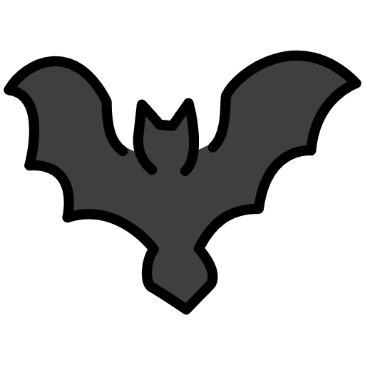 Bat Element from OpenMoji Emoji Set