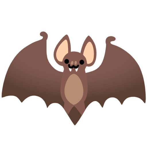 Bat Emoji from Noto Emojis Set
