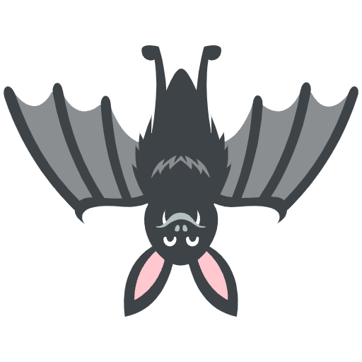 Bat Element from EmojiTwo Colors Set