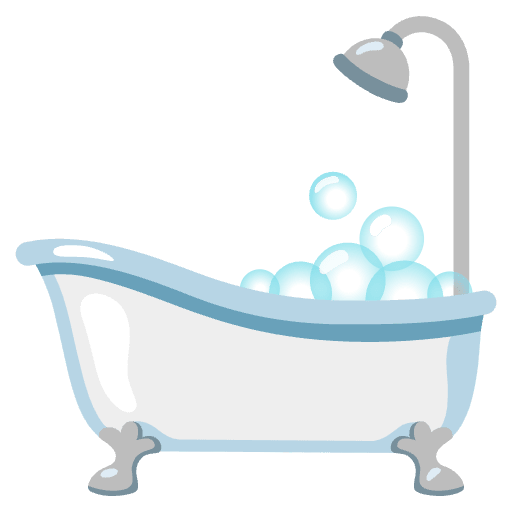 Bathtub Emoji from Noto Emoji Set