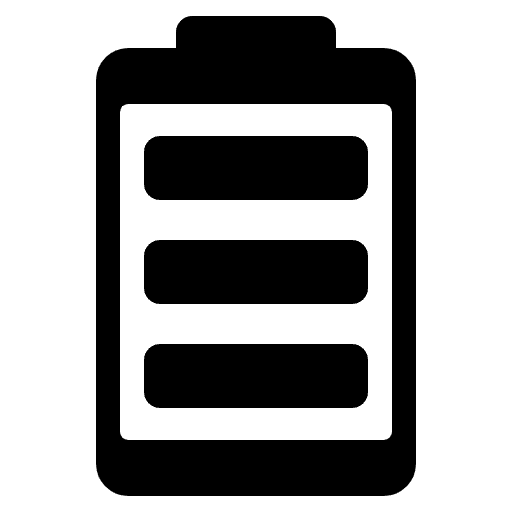 Battery Emoji from EmojiTwo Black Set