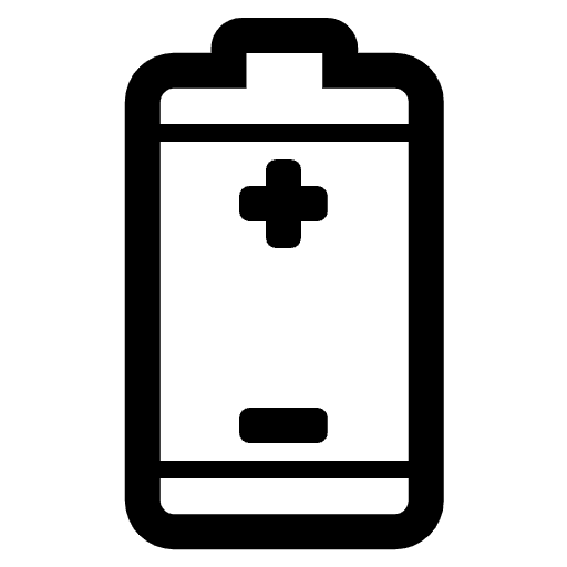 Battery High Contrast Emoji from Fluent Emoji High Contrast Set