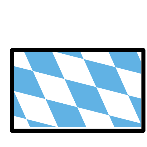 Bavaria Flag Emoji from OpenMoji Set
