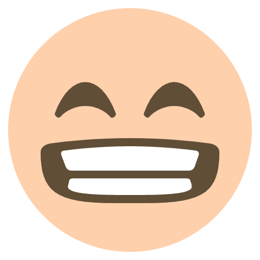 Beaming Smile Emoji Emoji from EmojiTwo Colors Set