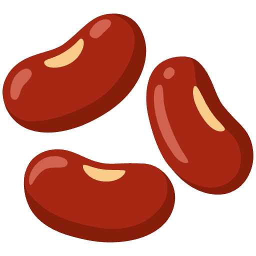 Beans Emoji from Noto Emojis Set