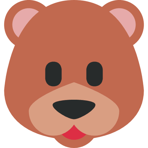 Bear Emoji from Twemoji Set