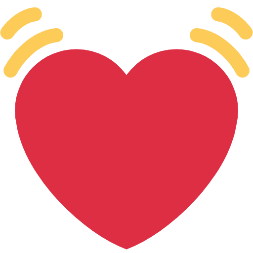 Beating Heart Emoji from Twemoji Emoji Set