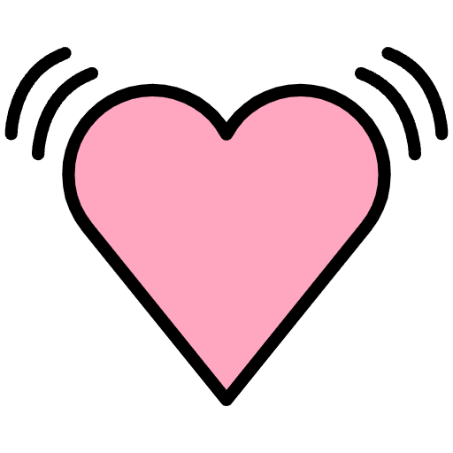 Beating Heart Element from OpenMoji Emoji Set