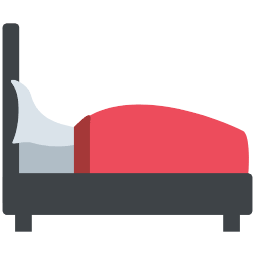 Bed Element from EmojiTwo Colors Set