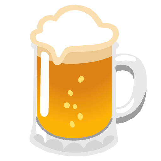 Beer Mug Emoji from Noto Emoji Set