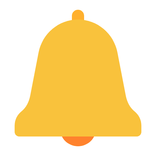 Bell Flat Element from Fluent Emoji Flat Set