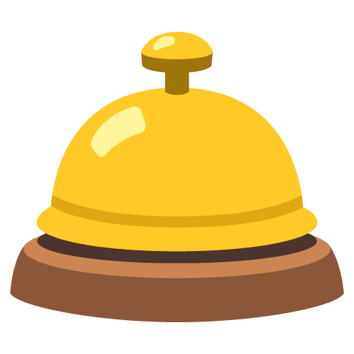 Bellhop Bell Emoji from Noto Emoji Set