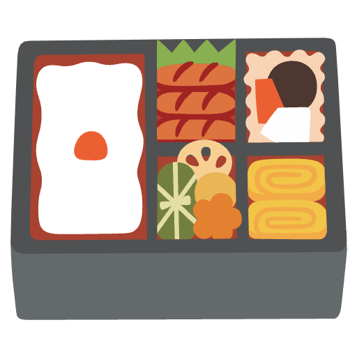 Bento Box Emoji from Noto Emoji Set