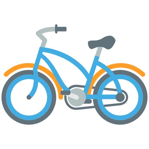 Bicycle Emoji from EmojiTwo Colors Set