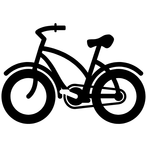 Bicycle Emoji from EmojiTwo Black Set