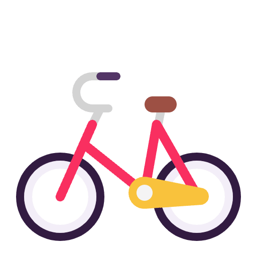 Bicycle Flat Emoji from Fluent Emoji Flat Set