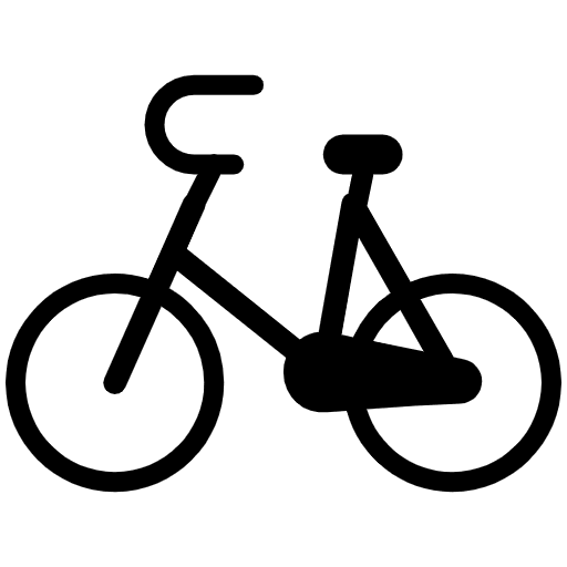 Bicycle High Contrast Emoji from Fluent Emoji High Contrast Set