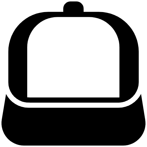 Billed Cap High Contrast Element from Fluent Emoji High Contrast Set