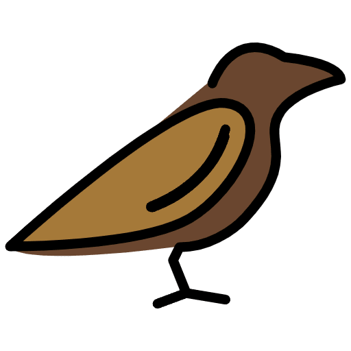 Bird Element from OpenMoji Emoji Set
