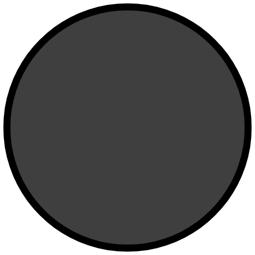 Black Circle Emoji from OpenMoji Set
