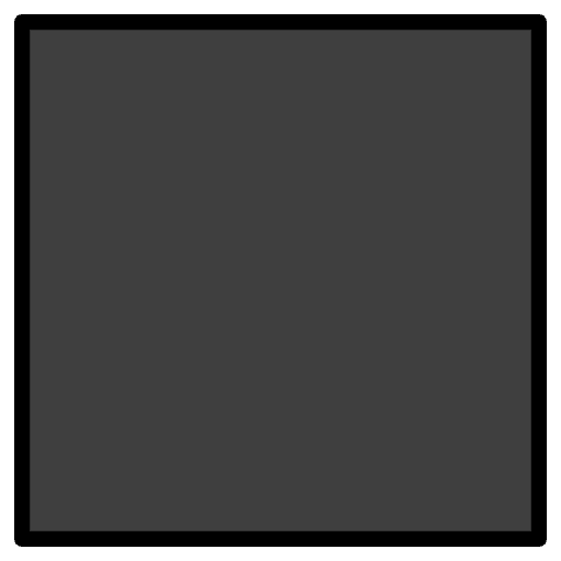 Black Medium Small Square Emoji from OpenMoji Set