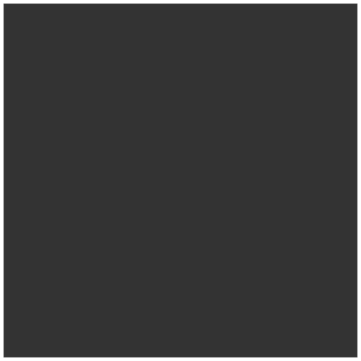 Black Medium Small Square Emoji from EmojiTwo Colors Set