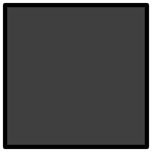 Black Medium Square Emoji from OpenMoji Set