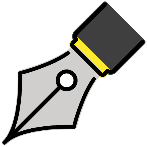 Black Nib Emoji from OpenMoji Set