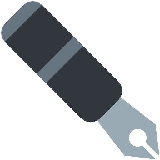Black Nib Emoji from Twemoji Set