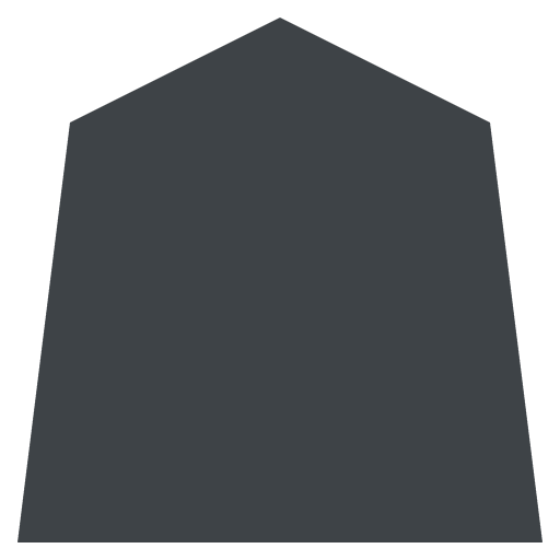 Black Shogi Piece Emoji from EmojiTwo Colors Set