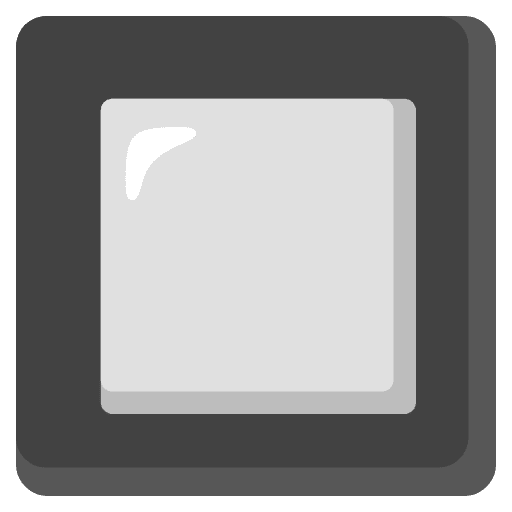 Black Square Button Emoji from Noto Emojis Set