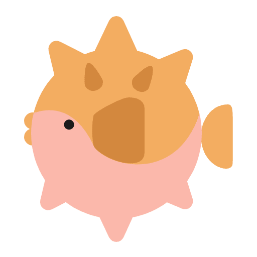 Blowfish Flat Element from Fluent Emoji Flat Set
