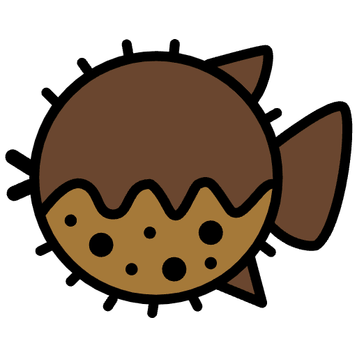 Blowfish Element from OpenMoji Emoji Set