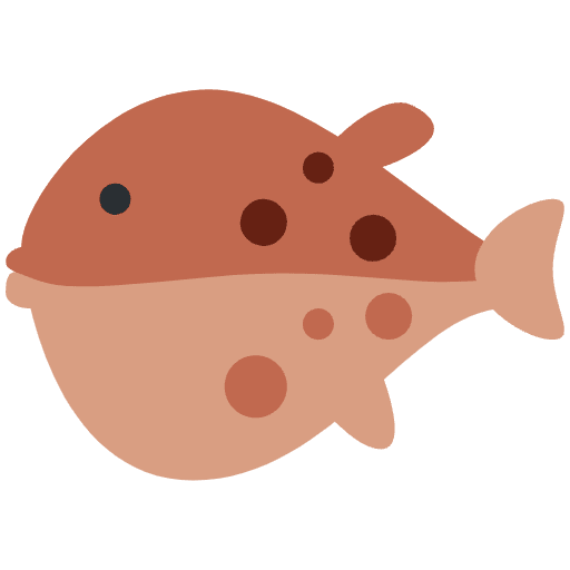 Blowfish Element from Twemoji Emoji Set