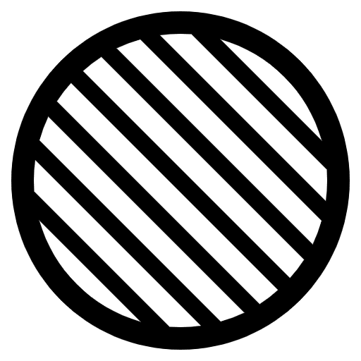 Blue Circle High Contrast Element from Fluent Emoji High Contrast Set