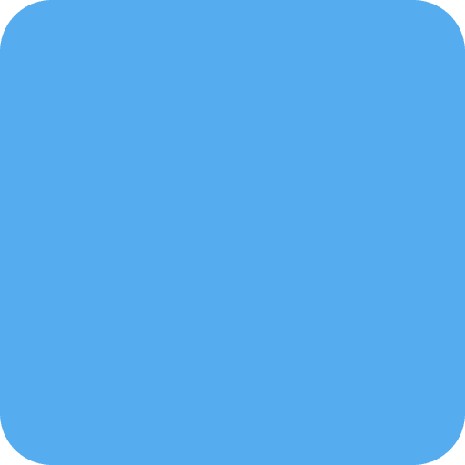 Blue Square Emoji from Twemoji Emoji Set