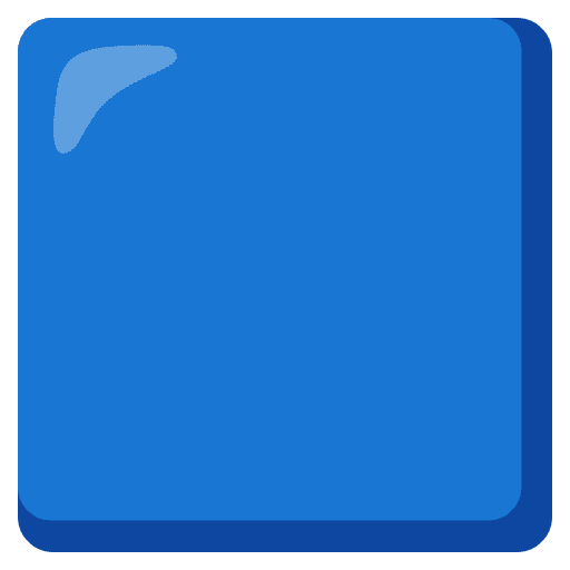 Blue Square Emoji from Noto Emojis Set