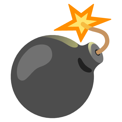 Bomb Emoji from Noto Emojis Set