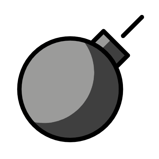 Bomb Element from OpenMoji Emoji Set