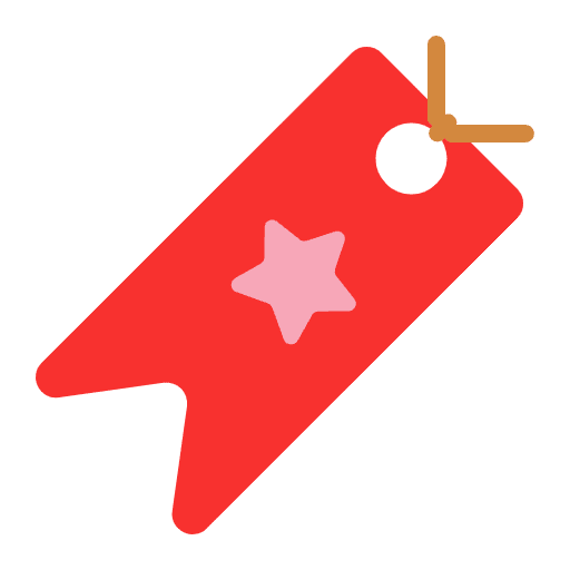 Bookmark Flat Emoji from Fluent Emoji Flat Set