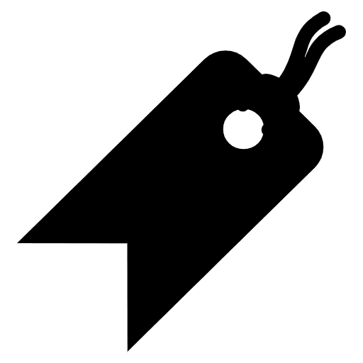 Bookmark Emoji from EmojiTwo Black Set