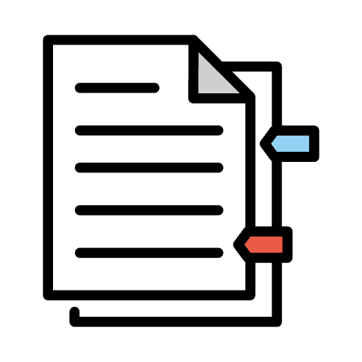 Bookmark Tabs Emoji from OpenMoji Emoji Set
