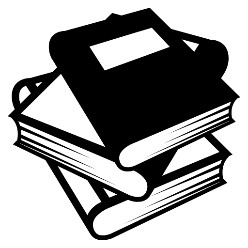 Books Element from EmojiTwo Black Set