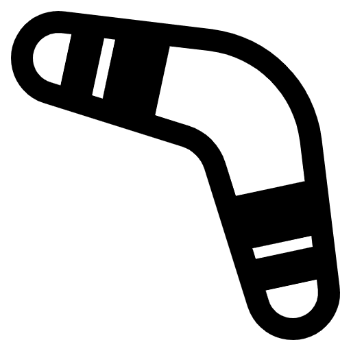 Boomerang High Contrast Emoji from Fluent Emoji High Contrast Set